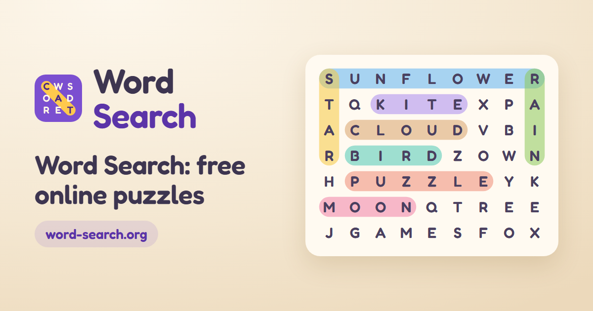 Expert Word Search – Find 20 Words Without the List